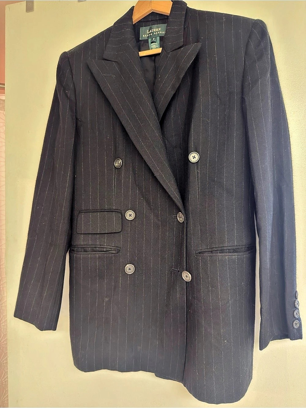 Lauren Ralph Lauren Women's Pinstripe Blazer Like New